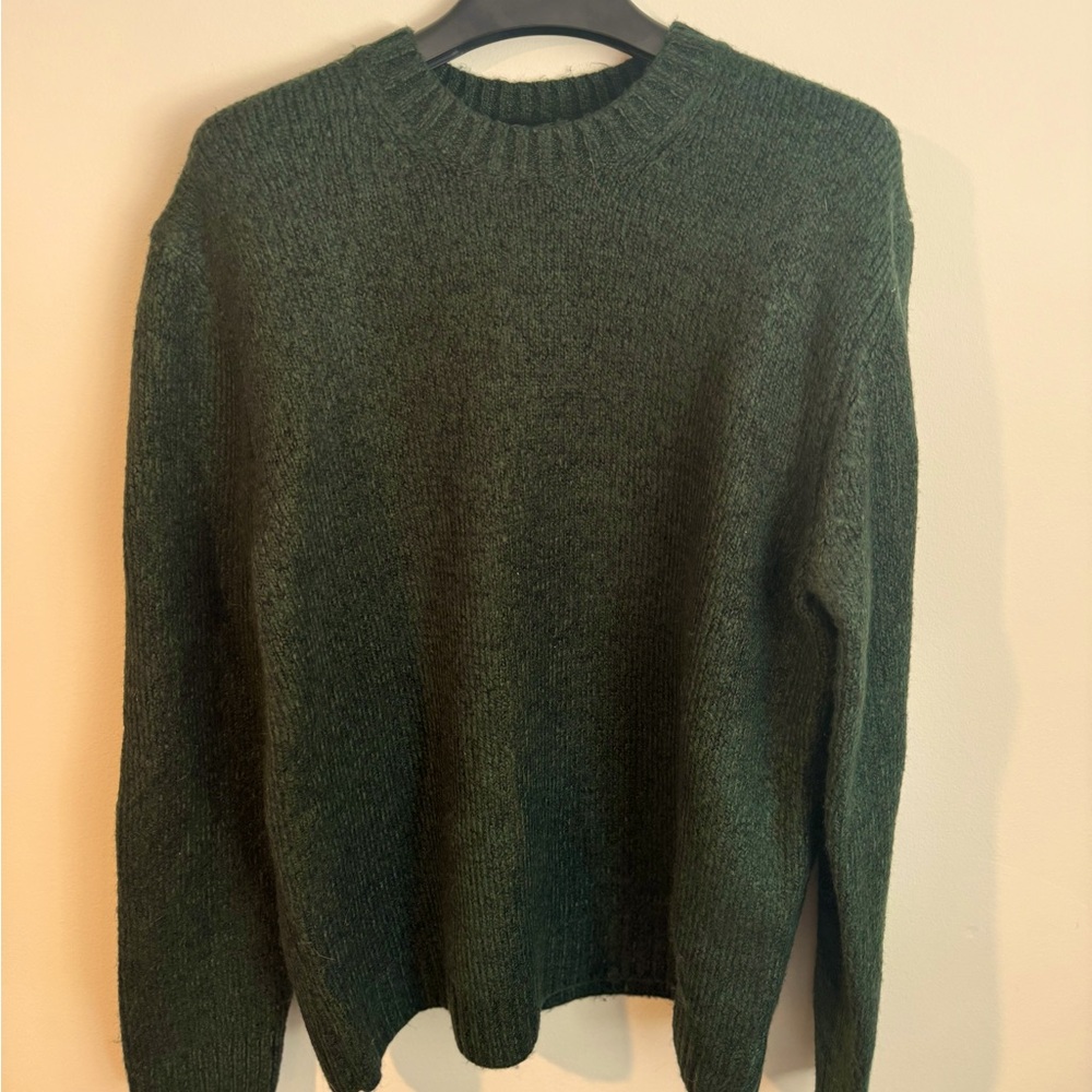 Abercrombie & Fitch Green Wool Soft Sweater Size Adult S Men